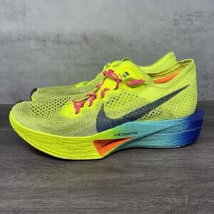 Nike Zoomx Vaporfly Next % Shoes Mens 11 Volt Green Multicolor Lot 3 DV4129-700
